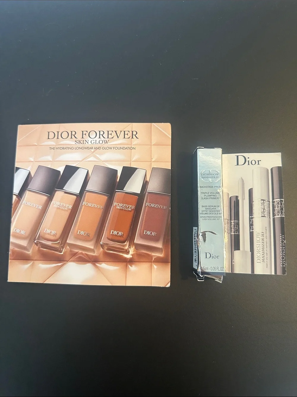 Dior Forever Skin Glow Foundation Sample Kit - Beige & Tan Shades & Dior Show